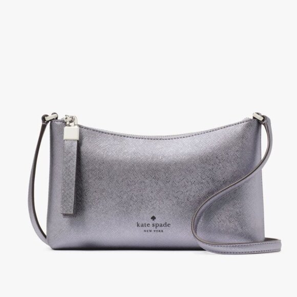 NWT Kate Spade Sadie Metallic Small Crossbody - Picture 3 of 4